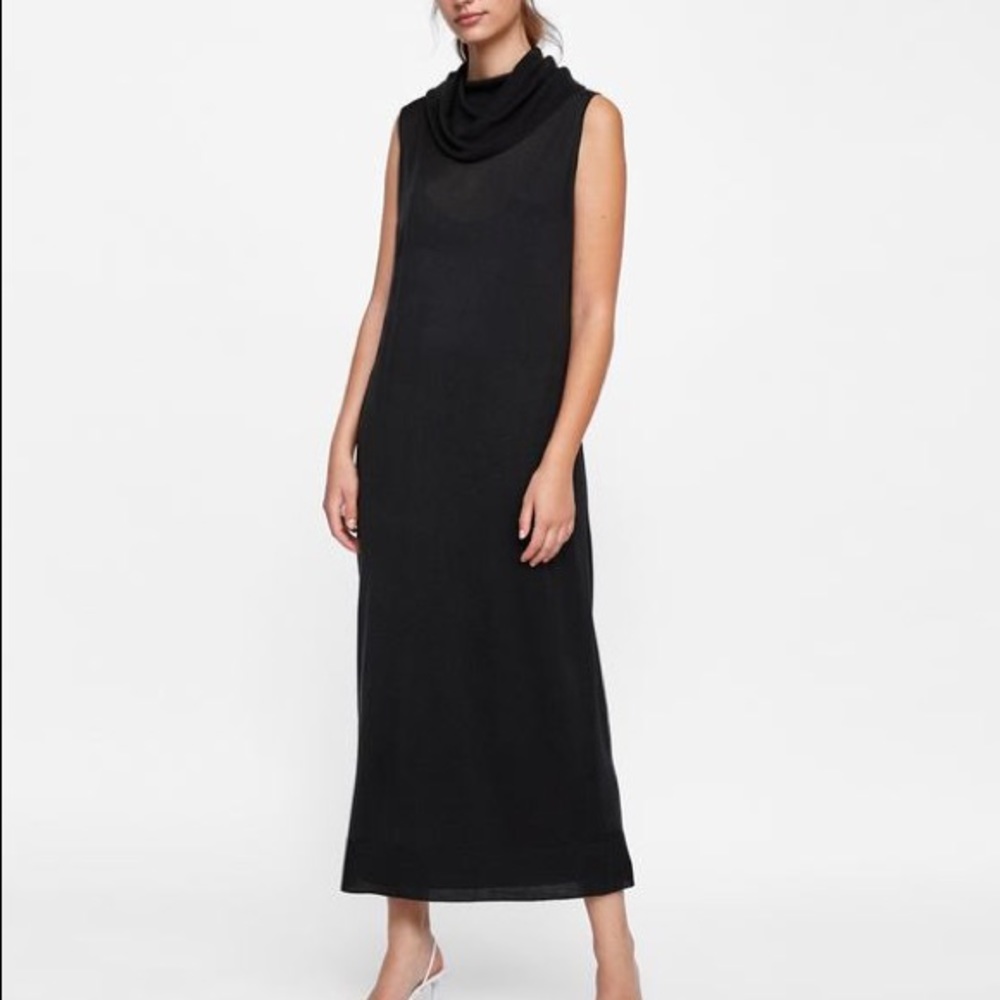 NWT Zara knit maxi dress cowl neck ✨